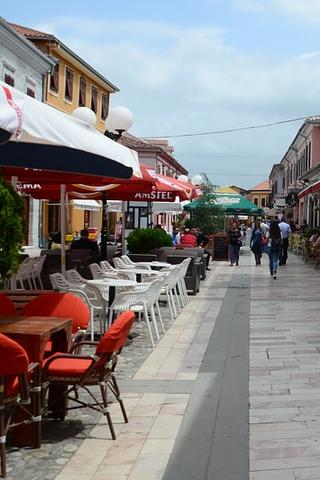 Street Cafes in Albania Street Cafes in Albania