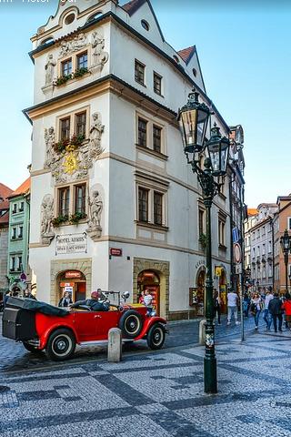 Street in Prague, The Czech Republic