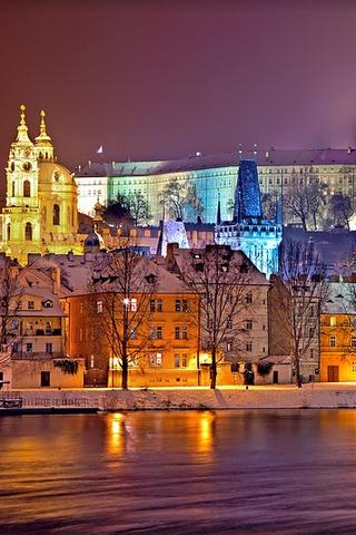 Winter in Prague, The Czech Republic