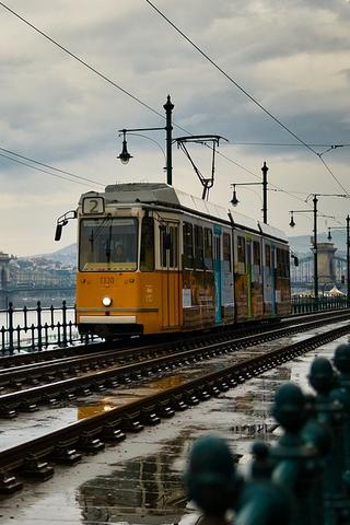 Tram, Budapest, Hungary