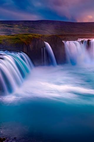 Waterfall, Godafoss, Iceland