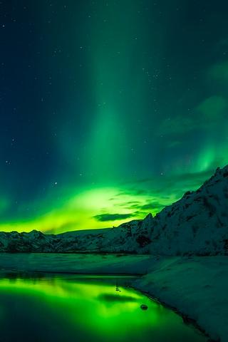 Aurora Borealis, Northern Lights, Iceland 