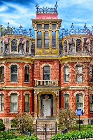 Mansion, Davenport, Iowa (USA) 