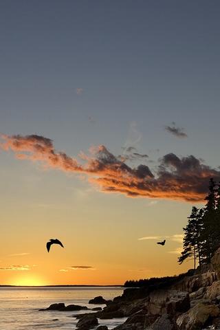 Sunset, Maine