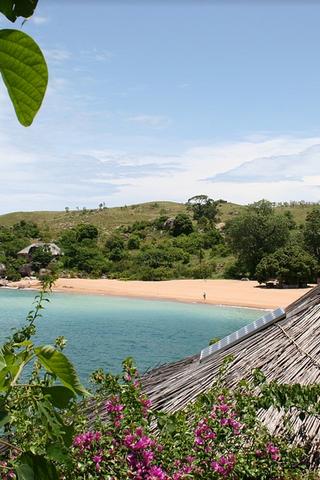 Hut and Beach, Malawi 